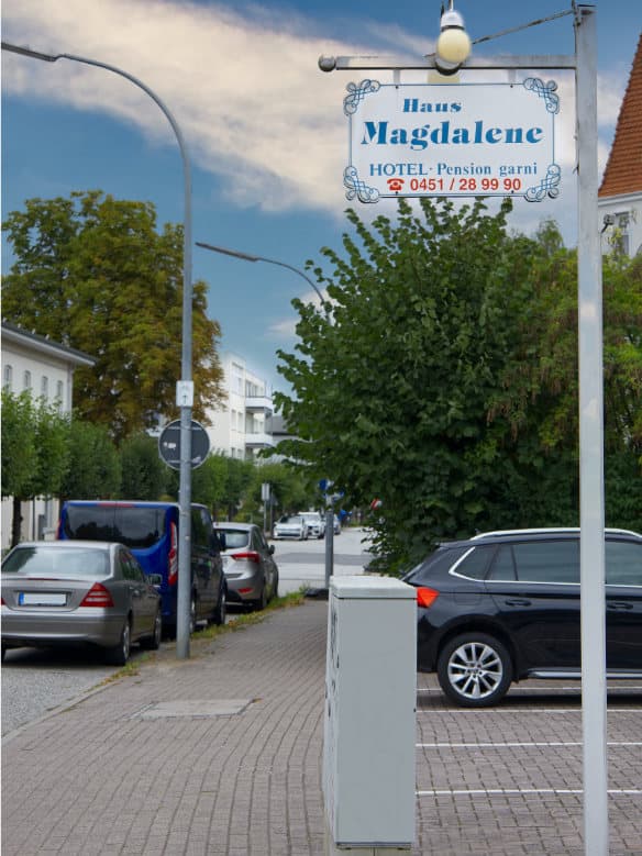 Haus Magdalene-Schild